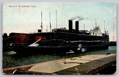 Carferry cargo ship - p.m.,
