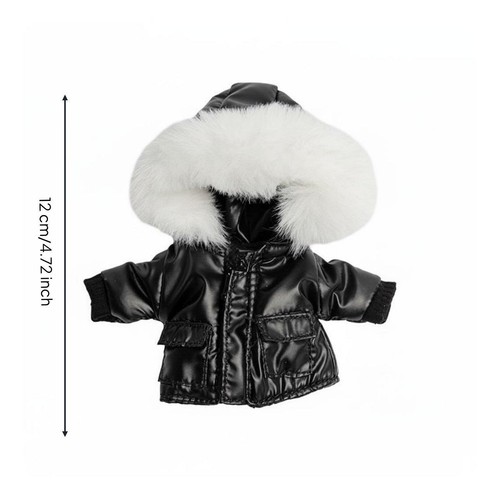 Hooded doll cotton coat - cotton, cozy