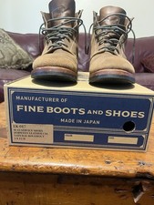 John Lofgren M-43 Service Boots 12d Horween CXL Roughout Vibram B-Bar Outsole