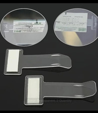 CARPARK PARKING PERMIT TICKET ID PLASTIC WINDSCREEN CLEAR HOLDER CLIP CAR VAN x2