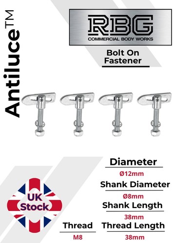 Antiluce fastener m8 x - 4x,