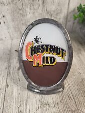 Vintage Chestnut Mild Bitter Beer Pump Font Home Bar Pub Display Light Rare 