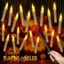 12/20x Floating LED Candles w/