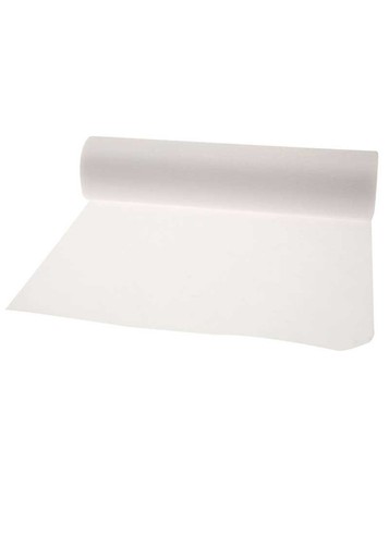 White voile soft organza - white, roll