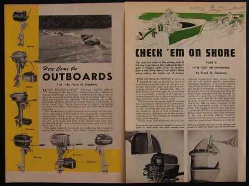 Vintage outboard motor - vintage,