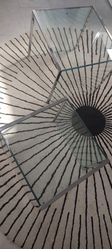 Chrome and glass - glass, nest