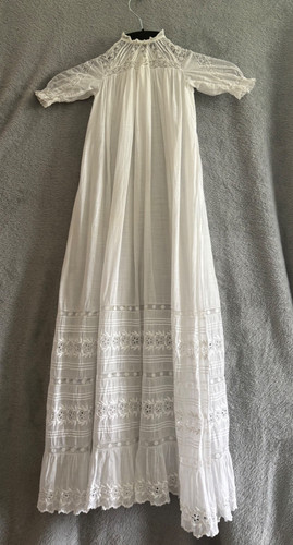 Vintage christening gown 96cm - gown,