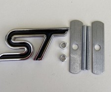 Ford ST Compatible Black Front Grill Badge Fits  All Ford.FREE TRACKED P0ST