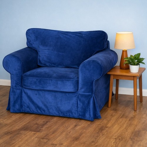 Ektorp dark blue velvet - ektorp,