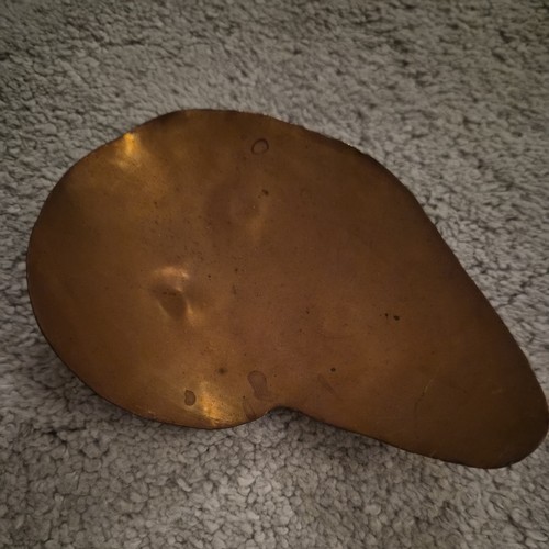 Solid copper card - tray, trinket