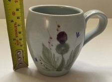 Buchan Portobello Stoneware Thistle, Made In Scotland, Small Mug