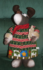 Large Free Standing Reindeer Xmas Decoration "Friendship Never Melts Away"