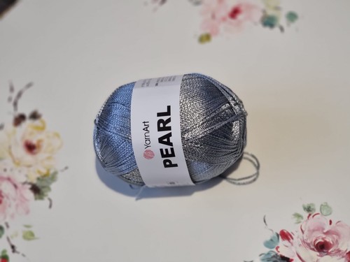 Yarnart pearl 90g shiny - 90g,