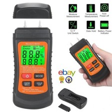Digital Moisture Detector Damp Meter Brick Wood Screed Wallpaper Caravan Tester