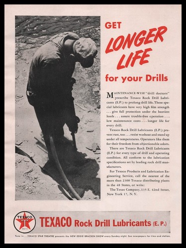 1946 texaco rock drill - 1946,