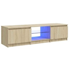 TV Cabinet with LED Lights RGB