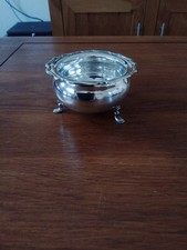 Pretty Little Silver Plated Sugar Bowl