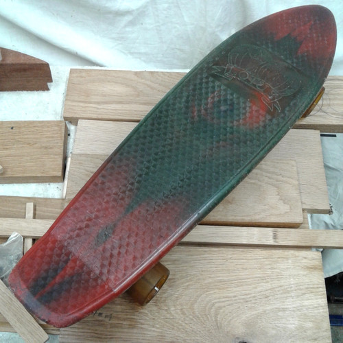 Old vintage lotus skateboard - old,
