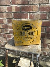 Roman CURE C vintage Bicycle Motorcycle Car Puncture Repair Kit Tin Advertising