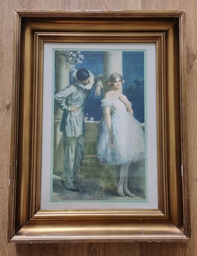 Vintage framed print jest to - framed,
