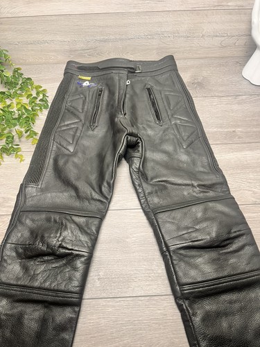 Black leather motorbike - leather,