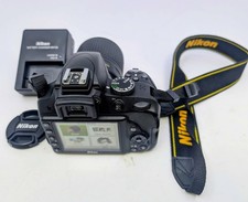 Nikon D3300 DSLR camera, with lens and charger