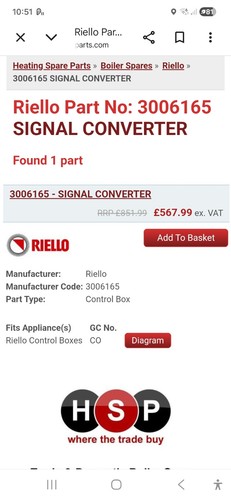 Riello signal converter - riello,