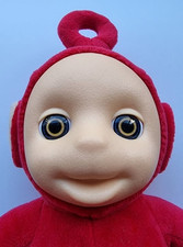 Teletubbies Po, red plush talking Cbeebies soft toy great condition 26cm by 20cm