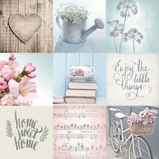 Wallpaper Muriva  Lazy Days Multi  Home Sweet Home  Shabby Chic Style 102564