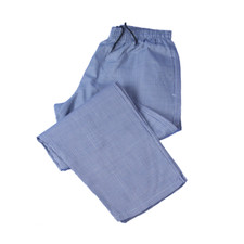 BLUE (GINGHAM) CHEF TROUSERS