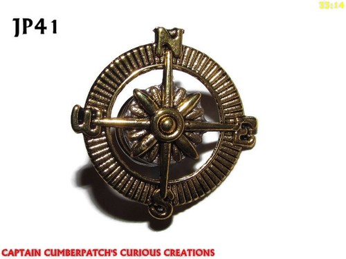 Steampunk badge brooch pin - steampunk,