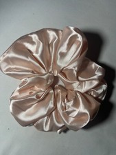 Extra Large oversized Scrunchies Hair Band  Satin Silk Fabric Elastic Bobble UK