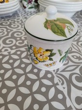 PORTMEIRION SUGAR POT AND LID BOTANIC GARDEN in Great Unused Condition