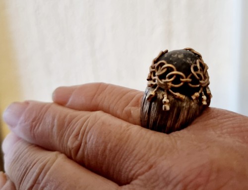 Sealed knot silver ring - knot,