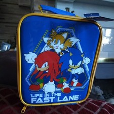 Sonic The Hedgehog Lunch Box Insulated Lunchbag School Dinner Box