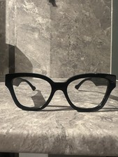 Gucci GG1424O Black Cat Eye Glasses Spectacles Frames Size 54
