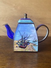 Charlotte De Vita Trade Plus Aid Miniature Enamel Teapot Van Gogh