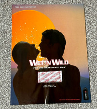 1999 Magazine Advert Picture LYNX Shower Gel + Unused sample ( faux condom )