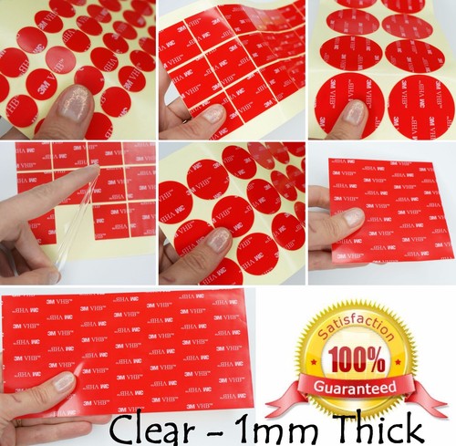 Clear double sided pads - clear,