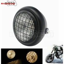 Black Grill Retro Motorbike