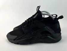 Nike Air Huarache Run Womens Trainers Triple Black Sneakers Size UK 5