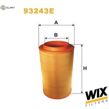 AIR FILTER 93243E FOR DAF CF/85/65 GINAF GR165S1/184S1/210S1/220 6.7L 6cyl CF