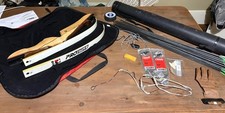 KAP Challenge Spirit recurve bow with carry case, arrows and accessories
