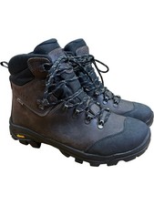 Aigle MTD Waterproof Hiking Boots Leather Upper Brown Size UK 9.5