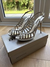 Dune Satin Diamanté Heels