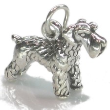 Schnauzer dog sterling silver