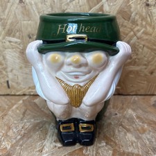 Hot Head Irish Leprechaun Toby Character Mug Jug By Mugeens 14cm