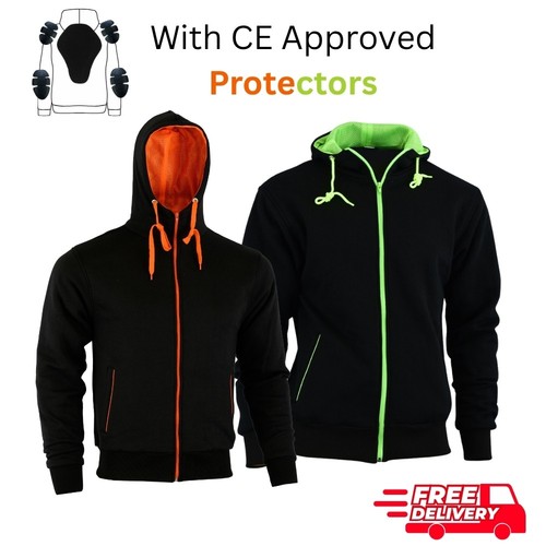Black orange hiviz fleece - orange/hiviz,