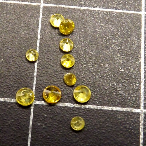 Natural mined yellow diamond - natural,