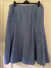 Gerry Weber denim effect A line skirt unsized (? 16/18)
